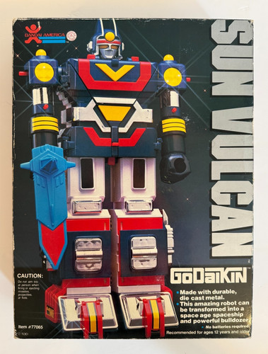 Bandai godaikin sun - bandai, vulcan