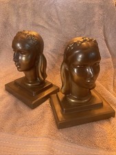 ANTIQUE  ART DECO LADY BUST