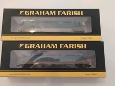 2 x GRAHAM FARISH 373-812 HKA BOGIE HOPPER WAGON 'NATIONAL POWER'  WEATHER