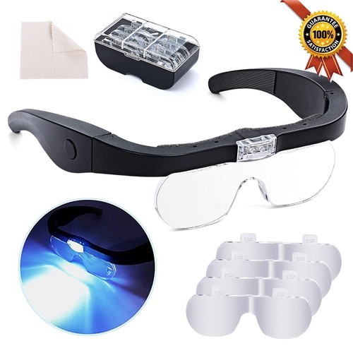 Magnifier glasses with led - magnifier,