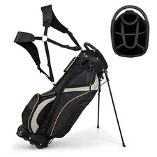 Golf Stand Bag 8-way Divider Portable Lightweight Golf Carry Bag Travel Golf Bag