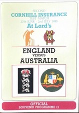 England V Australia - 1985 2nd