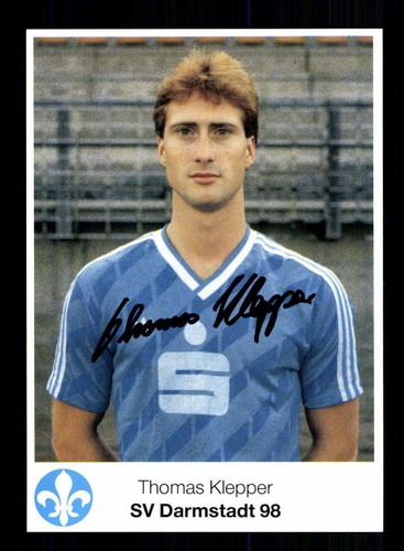 Thomas klepper autograph card - thomas,