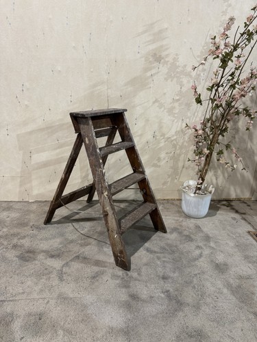 Vintage step ladder - vintage, rustic