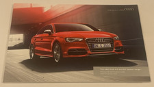 Audi A3 and S3 Saloon Brochure
