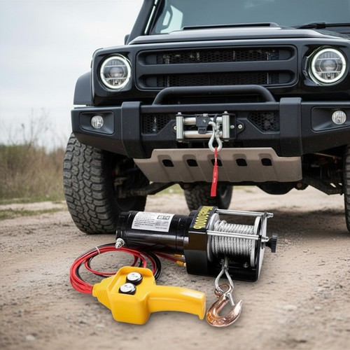 Electric winch hoist - winch, 12v