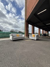 Grey SCS Spark 3 Seater Sofa