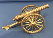 Vintage Brass Cannon -  Ribbed