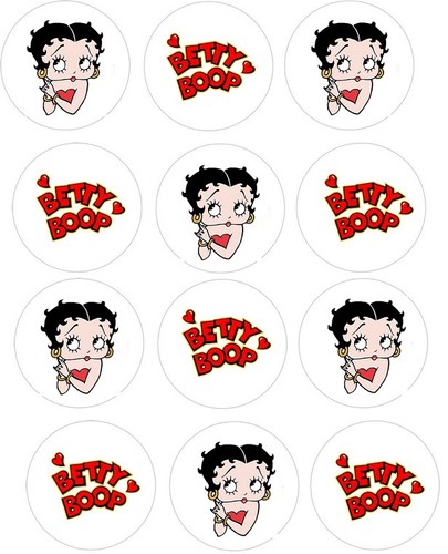 Betty boop edible - boop, cupcake