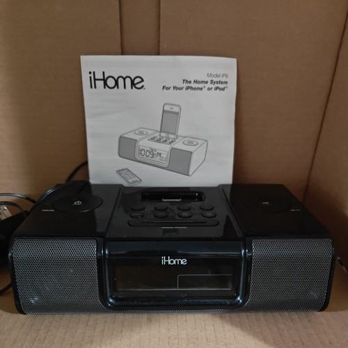 Ihome ip9 black ipod speaker - ihome,