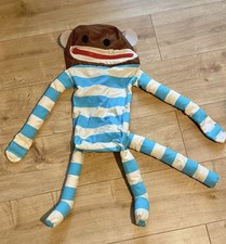 Sock Monkey Hanging Storeage Bag