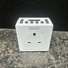 Digital Mains Programmable LCD Plug Through Timer Switch, 12 / 24 Hour 7 Day #c6