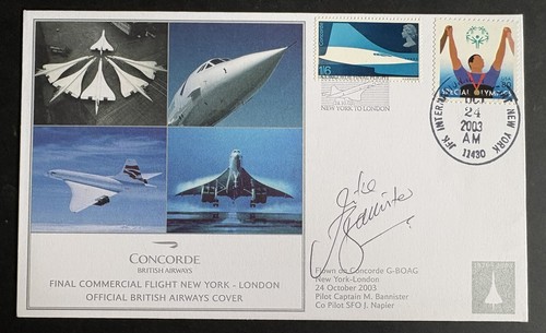Signed concorde last flight - concorde,