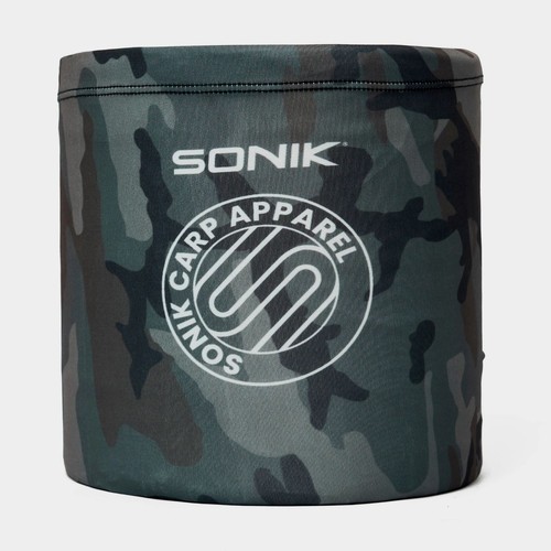 Sonik fishing camo neck gaiter - camo,