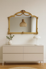 Splendor-Regal Arch Vintage Gold Wall Mirror