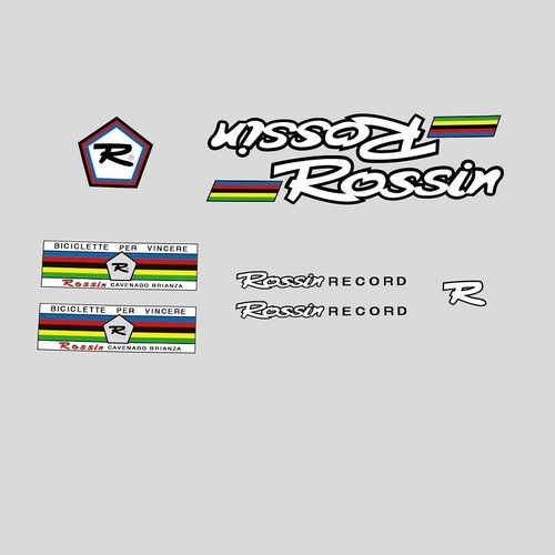 Rossin bicycle frame stickers - frame,