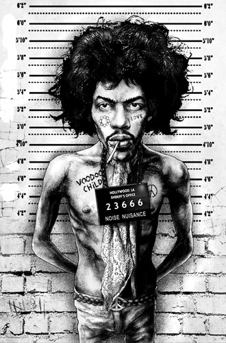 Lowbrow art jimi - art,