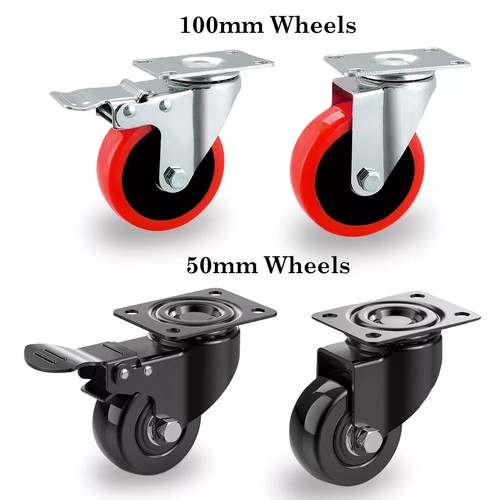 Roller casters swivel - 2",