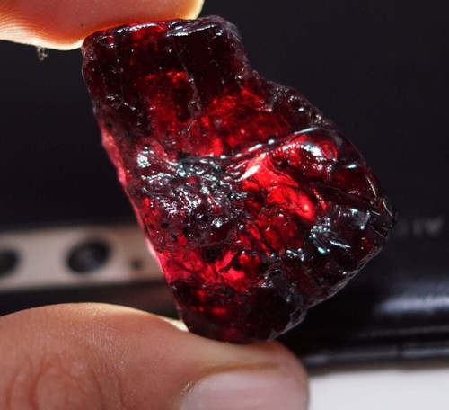 Natural red painite - natural, ct