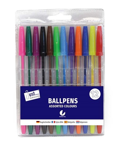 Multicoloured ballpoint - 12,