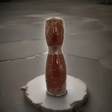 Jumbo Romantic Russian Candle, Brown Decorative Dinner Candle