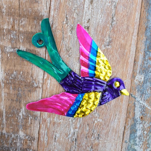 Mexican tin swallow purple - tin,