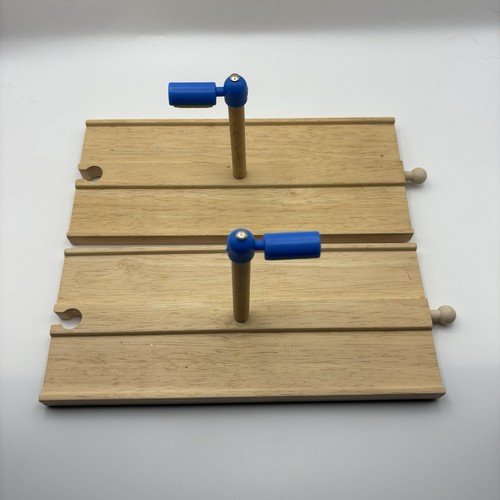 Wooden train track - track, road