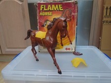 Vintage Marxs 1970s Flame Horse Boxed 