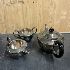 EPNS Tea Pot Sugar Bowl Milk