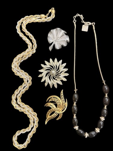 Signed vintage jewelry lot - signed,