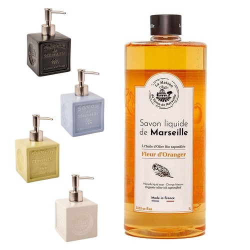 French liquid soap orange - french,
