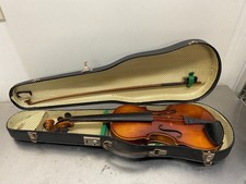 Antonius Stradivarius Cremonensis 1713 Violin Made in Germany *Not Working