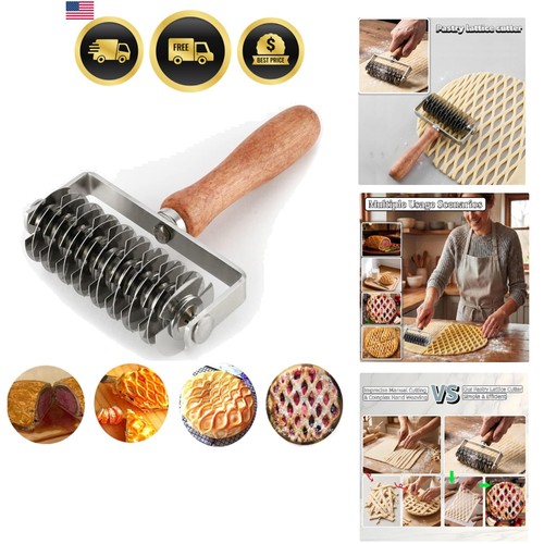 Pastry lattice roller cutter - pastry,