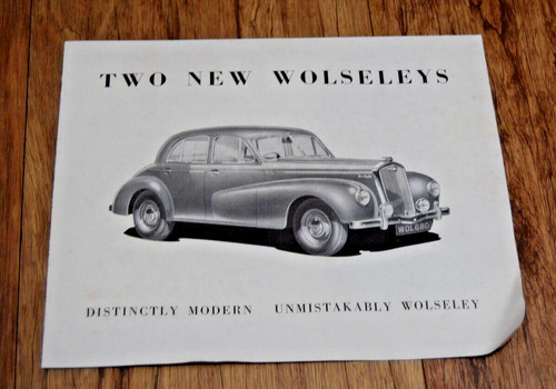 Wolseley range 1948 uk - 1948-49,