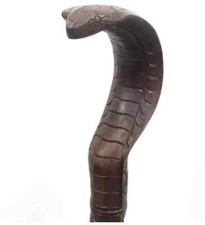 Wooden walking stick hand