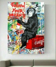 BANKSY FOLLOW YOUR DREAMS
