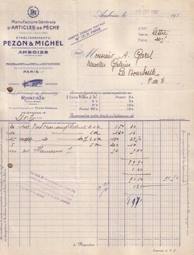 Amboise invoice pezon - invoice, &