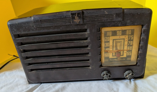 1940 emerson bakelite tube - 1940,