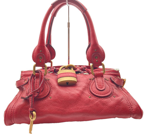 Chloe paddington red padlock - paddington,