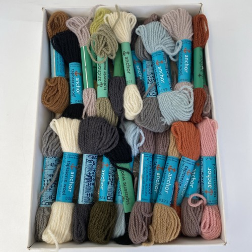 Vintage anchor tapestry - tapestry, wool