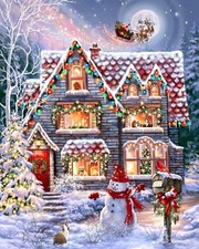 Christmas Eve Cottage 1000pc