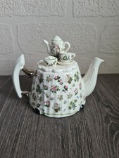 Portmeirion Botanic Garden  Victorian Tea Table  Miniature Teapot 🫖 