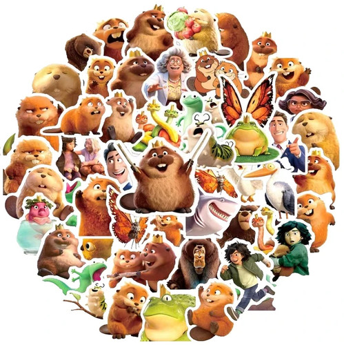 60x hoppers stickers - hoppers, pixar