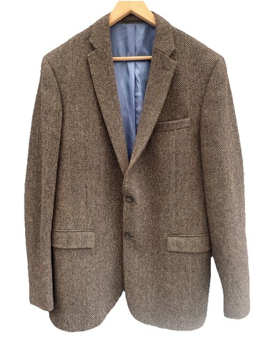Men brown tweed country - brown,