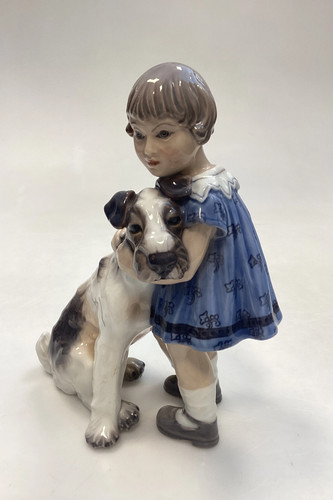 Dahl jensen figurine girl with - jensen,