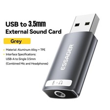 USB Sound Card External Mini