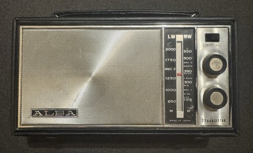 Vintage alba transistor - vintage, 7-transistor