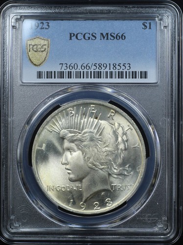 1923 peace dollar - dollar, $1