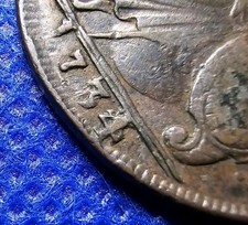 1734 Halfpenny ( 4 Over 3 )