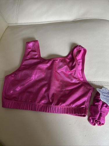 Snowflake gymnastic crop top - gymnastic,